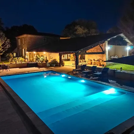 别墅 Les Bons Amis, Prive De 6 Hotes, Piscine, Riviere, Libourne, Saint-emilion *